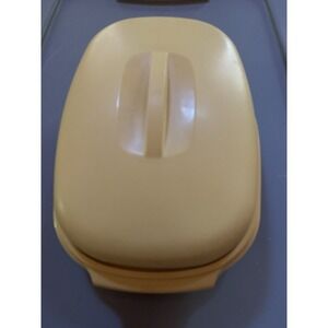 VTG Tupperware Microwave Vegetable Steamer 1273‎ 1274 1275 Harvest Gold 3 Piece